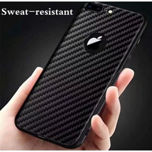 100pcs/lot Carbon Fiber Grain Soft TPU Phone Bags For Samsung J400 J600 J800 J4 J6 Plus 2018 J3 J2 Core Back Phone Cover Case