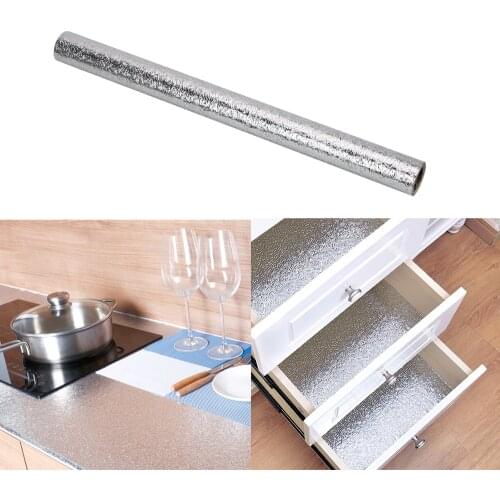 Kitchen Wall Stove Stickers Waterproof High-temperature Self-adhesive Wall Sticker Aluminum Foil Oil-proof Anti-fouling