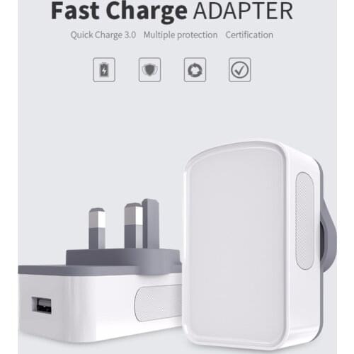 NILLKIN 18W Fast USB Charger quick 3.0 USB Wall Charger Universal Mobile Phone Charger for Samsung S8 For iPhone For Xiaomi