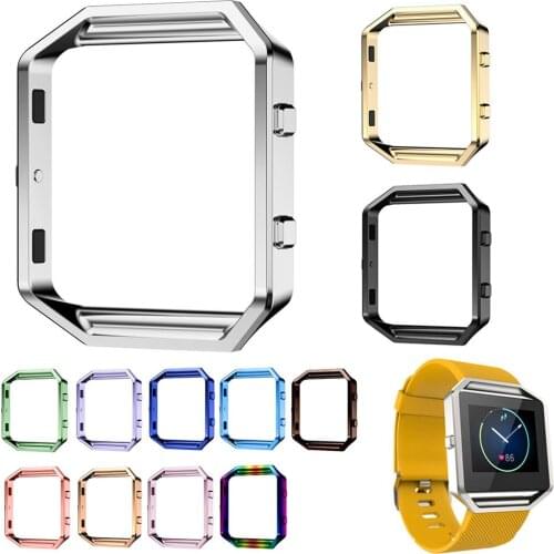 New Arrival Stainless Steel Metal Smart Watch Frame Protective Case Shell for Fitbit Blaze