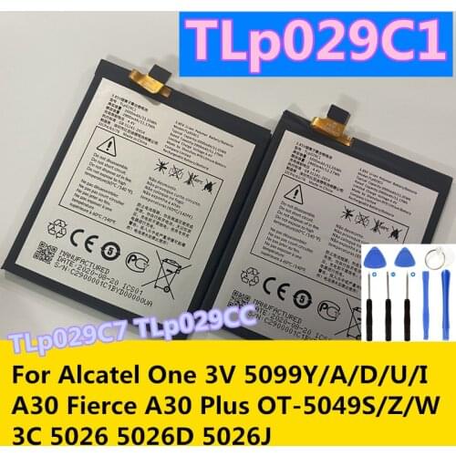 3000mAh Battery TLp030F1 TLp030F2 For Alcatel One Touch Idol 4S, OT-6070, OT-6070K, OT-6070O, OT-6070Y Batteries