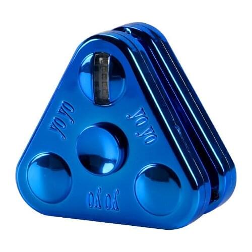 New Product 3-In-1Plastic Triangle Multifunctional Fingertip Spinner Light Shinning YoYo With Sound Decompression Birthday Gifts