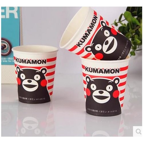 Disposable hot drink paper cup