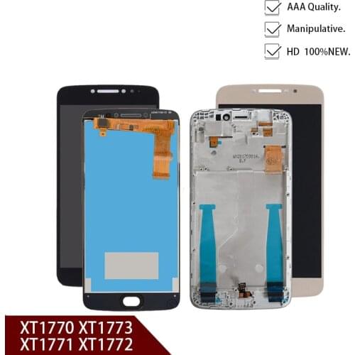 Original 5.5" For Motorola Moto E4 Plus LCD Touch Screen Frame Digitizer For MOTO E4 Plus Display XT1770 XT1773 XT1771 XT1772