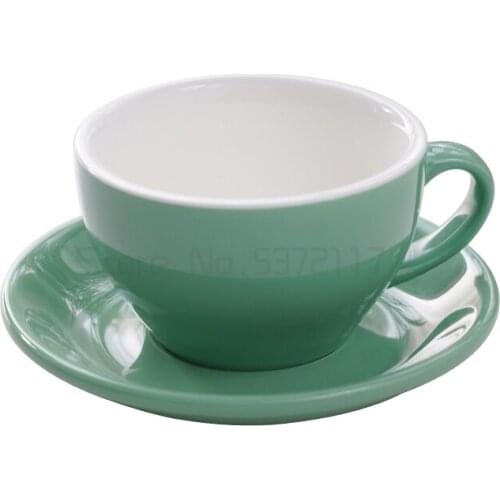 250ml European luxury ceramic coffee cup set creative simple home latte coffee cup