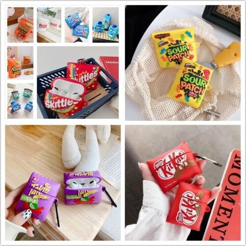 3D luxury Chocolate Ice Cream Food Silicone Case for AirPods Pro 2 1 Protective Earphone Charging Box Cover for AirPods pro Case