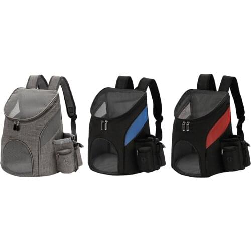 Pet Dog Carrier Backpack Adjustable Double Shoulder Bag Chest Bag Pet Cat Dog Outdoor Travel Bag Pet Supplies