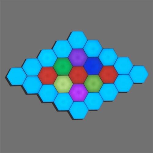 Modern RGB Night Light for Home Decoration, Creative Quantum Modular Lamp Touch Helios Lighting Indoor Bedside Magnetic Lights