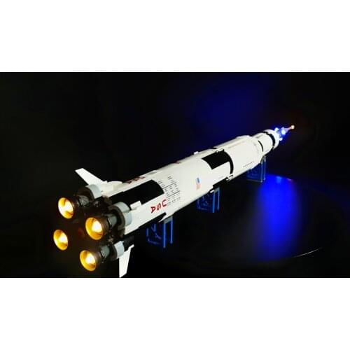 IN STOCK LED LIGHT set for Apollo Saturn V compatible with 21309 80013 37003 Building Blocks Bricks lepinbricks Toy gifts