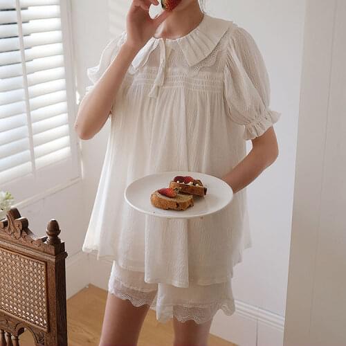 Xiao O smile Womens Summer Pajamas