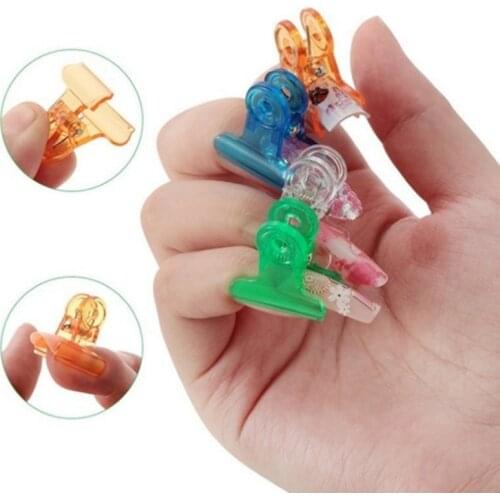 5pcs Plastic Russian C Curve Nail Pinching Clips French Nail Form Tips Stainless Steel Acrylic Extension Nails Tools