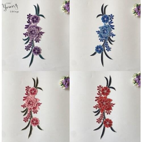 Female fashion Flower Embroidery Lace Collar DIY Venice Fabric Lace Neckline Sewing Dress Decorative Clothing Craft Accessories