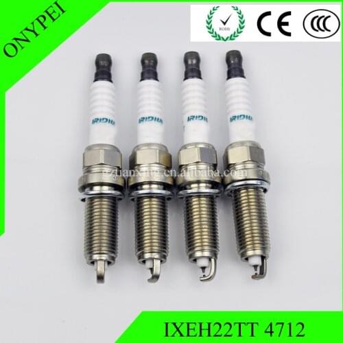 4 Pcs) IXEH22TT 4712 Dual Iridium Power Spark Plug For Nissan 350Z Z33 Murano Z51 Stagea M35 IXEH22TT-4712 IXEH22TT4712