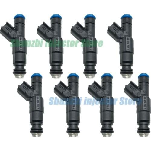 8pcs Fuel Injector Nozzle For Marine Mercruiser 350 5L 4.3L 6.2L 885176 0280156081 12567905 Car-styling Oil Injectors