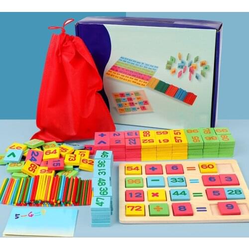 Kids Toys Mathematics Calculation Early Learning Math Toys Preschool Wooden Toys Montessori Educational Toys For Children Gift