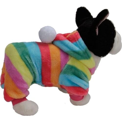 Flannel Warm Dog Clothes Winter Pet Outfit Jumpsuit Puppy Clothing Small Dog Costume Pajamas Yorkshire Poodle Bichon Pet Clothes