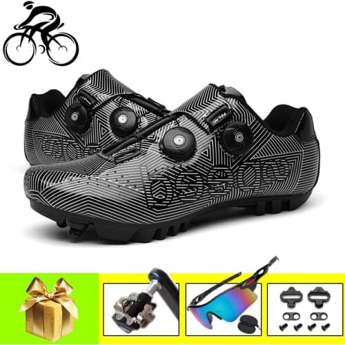 Mountain Bike Sneakers Men Women Self-locking Breathable Sapatilha Ciclismo Mtb SPD Pedals Cycling Shoes Pro Racing Bicycle Shoe