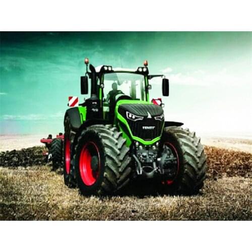 5D Full Square Diamond Painting Landscape Scenery Diamond Embroidery Cross Stitch Tractor Rhinestones Mosaic Handicraft