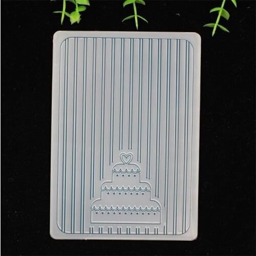 KLJUYP Cakes Plastic Embossing Folders for DIY Scrapbooking Paper Craft/Card Making Decoration Supplies 112