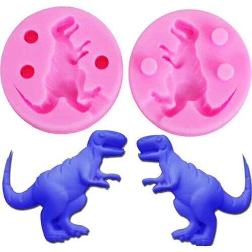 Kitten,Birds, Dinosaur,Bear,Dolphin Silicone Mold Fondant Chocolate Candy Gumpaste Lollipop Crystal Epoxy Soft ClayC346