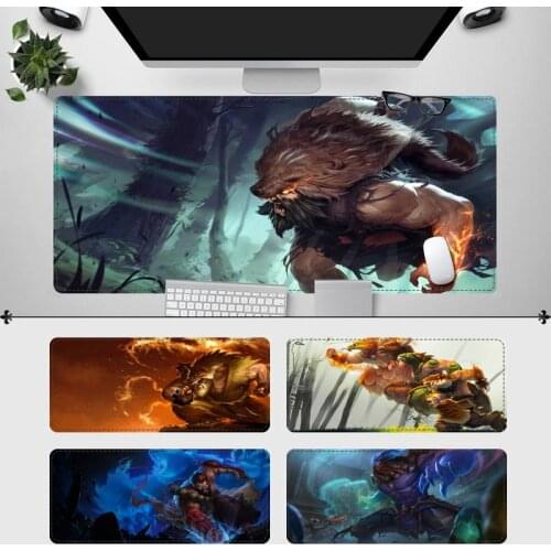 Factory Direct League of Legends Udyr MousePad PC Laptop Gamer Mousepad Anime Antislip Mat Keyboard Desk Mat For Overwatch/CS GO