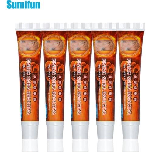 Sumifun 1/3/5pcs Varicose Veins Treatment Cream 100% Original Vasculitis Phlebitis Spider Pain Relief Ointment Medical Cream