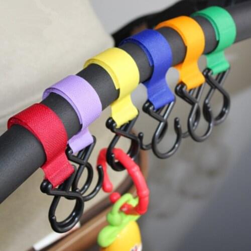 Baby Stroller Accessories Trolley Car Hook Multipurpose Child Convenient 360 Degree Rotation Hanging Hooks