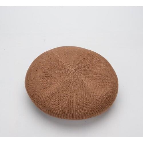 YQYXCY Summer New Sun Hat Womens Beanies Beret Hat Female Breathable Solid Color Spring Autumn Hats Boina Cap Gorras Painter