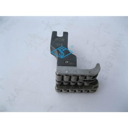 2018 Direct Selling Real Steel Embroidery Sewing Machine Parts Flat Machine, High Roller Presser Foot Rcr 1/4 Right Side Bottom