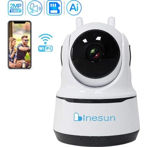 Inesun Indoor Wireless Security Camera 1080P WiFi IP Home Surveillance System with Human Tracking Two-Way Audio Cloud Storage