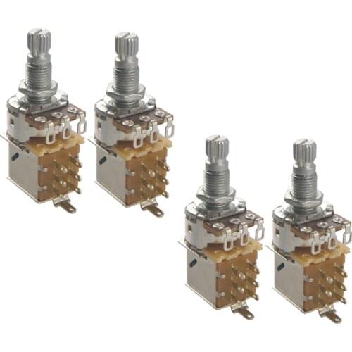 Pack of 2 Guitar Potentiometer Audio Pots for Electric Guitar Parts