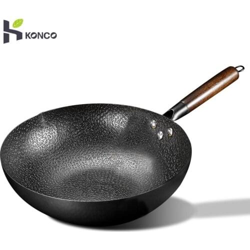 304 Stainless Steel Wok,Non-stick Cooking Pot Saute Pan Kitchen Gas Induction Cooker Frying Pan Household Chinese Cookware