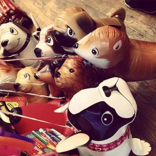 1 pcs zoological park balloons Childrens birthday garden party decorations Cute cartoon animals walking balloon Kids toys