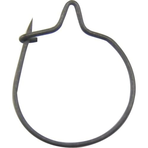 100 x Matt Black Maggot Clips Terminal End Tackles- Used with Maggot Imitation Baits for Carp Fishings