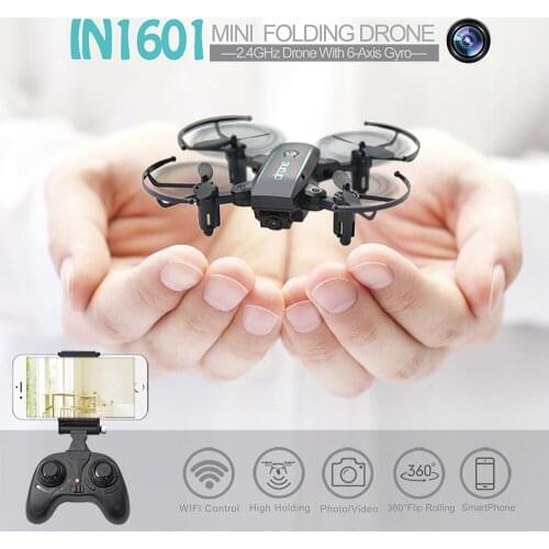 2.4GHz Mini Drone With Camera HD 480P 720P Wifi FPV Foldable Quadcopter Altitude Hold Headless Mode RC Helicopter Drones Toys