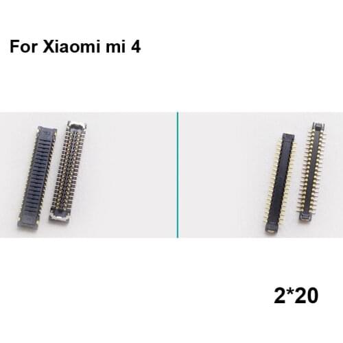 2pcs Dock Connector Micro USB Charging Port FPC connector For Xiaomi mi 4 logic on motherboard mainboard For Xiaomi mi4