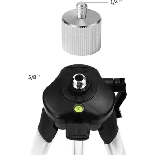 5/8'' to 1/4" Adpater Compatible with 1/4 Thread Laser Level & Rangefinder 5/8" Tripod Stand Mic Microphone Stand