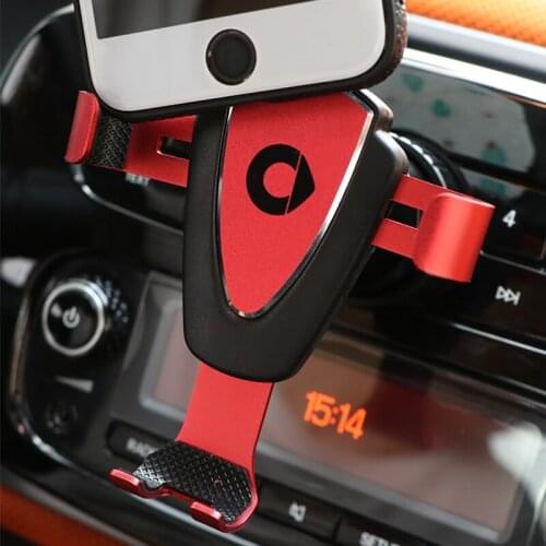 For Smart 453 451 450 Fortwo Forfour Car Mobile Phone Holder Air Vent Mount Stand No Magnetic Cell Phone Holder Car Bracket