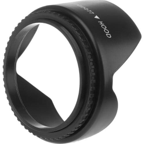 49MM/52MM/55MM/58MM/62MM/67MM/72MM/77MM Lotus Plastic Screwed Flower Petal Sunshade Lens Hood For Nikon Canon Sony DSLR Camera