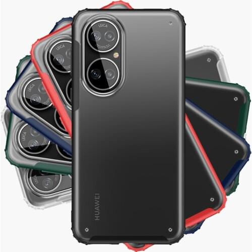 P50 Pro Case for Huawei P50 P40 Pro Plus Soft Silicone Edge Hard Pc Back Cover Case Mate 40 Pro Plus Transparent Clear Case