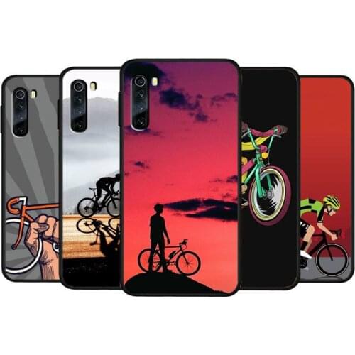 Wholesale BIKE CYCLING Art Smartphone Case For Xiaomi Redmi 4X 7A 5 Plus 6 6A 7 8 8A 9 Note 4 8 T 9 Pro Fundas
