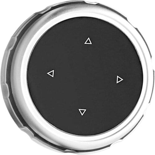 Black Silver Modified Center Console Multimedia Control Button Knob Trims Cover Decoration ABS Plastic BMW F10 F20 F30 iDrive