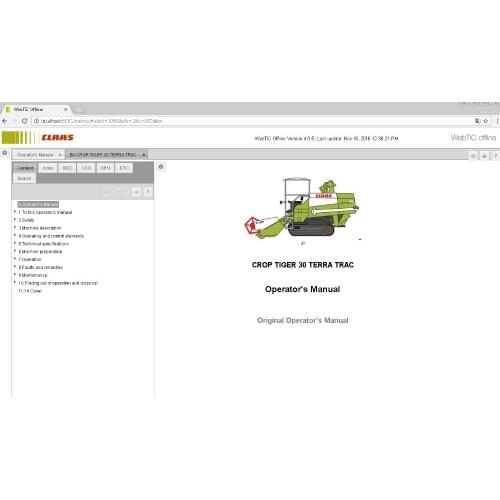 For Claas WebTIC -Technical Information Center (Virtual Box) 2019