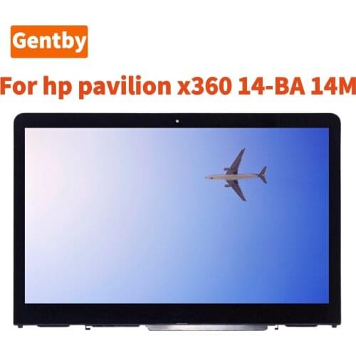 14 " LCD Screen Touch + Bezel Frame + Touch Control Board Assembly for HP Pavilion x360 14BA 14-BA001la 14-BA002la 14-BA003la