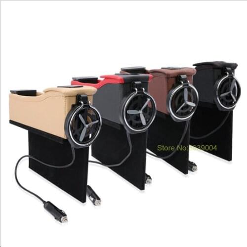 For All Models Slots Storage Boxes Cup Holders Drink Holders USB Charging Car Seats PU leather Storage Boxes Car Accessories