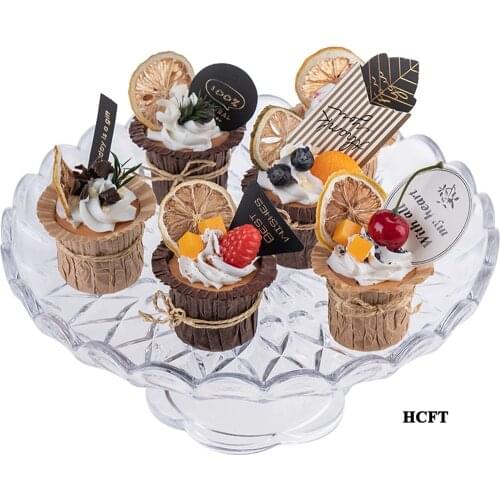 Fruit cup cake model hotel bar cafe restaurant house shop store decoration birthday wedding party supplies simulation fake cake