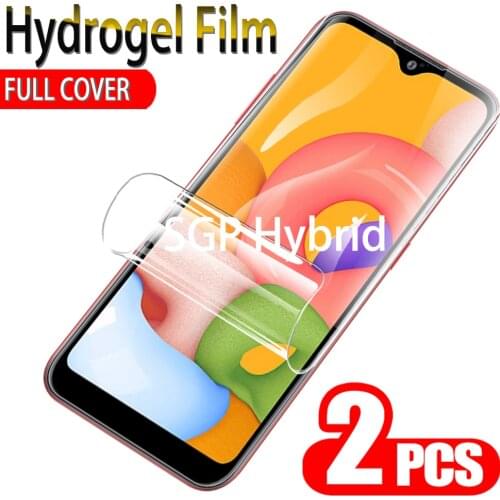 2PCS Hydrogel Film For Samsung Galaxy A01 SM-A015F Screen Protector Display Protective Film For samsung a01 01 a015f samsang
