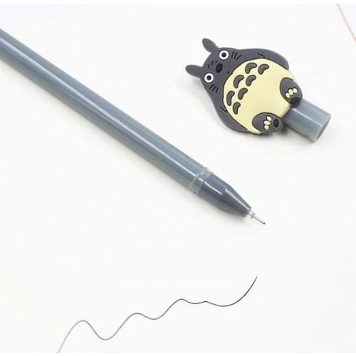 Jonvon Satone 40 Pcs 0.38mm Cartoon Kawaii Japanese Totoro Pen Gel Pens Cute Korean School Supplies Wholesale School Goods Gifts