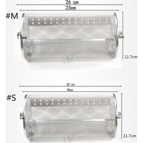 Stainless Steel Rotisserie Oven Basket for Roasting Baking Nuts Coffee Beans Dropshipping