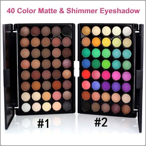 Beauty 40 Colors Matte & Shimmer Makeup Eyeshadow Palette High Pigmented Waterproof Long Lasting Powder Cosmetic kit
